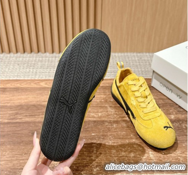 Popular Style Puma x Balenciaga Winter 25 Runway Sneakers in Suede Yellow 0604069