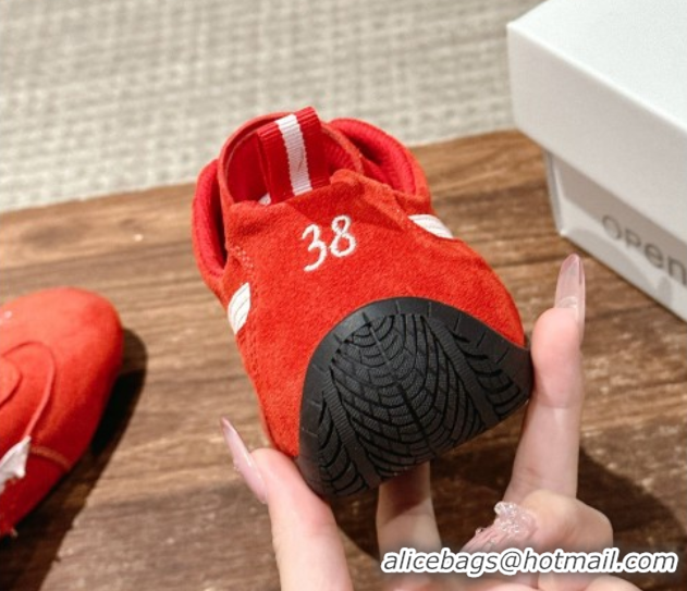 Best Product Puma x Balenciaga Winter 25 Runway Sneakers in Suede Red 0604070