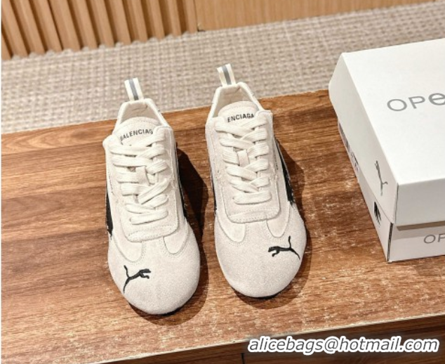 Buy Luxury Puma x Balenciaga Winter 25 Runway Sneakers in Suede Grey 0604071