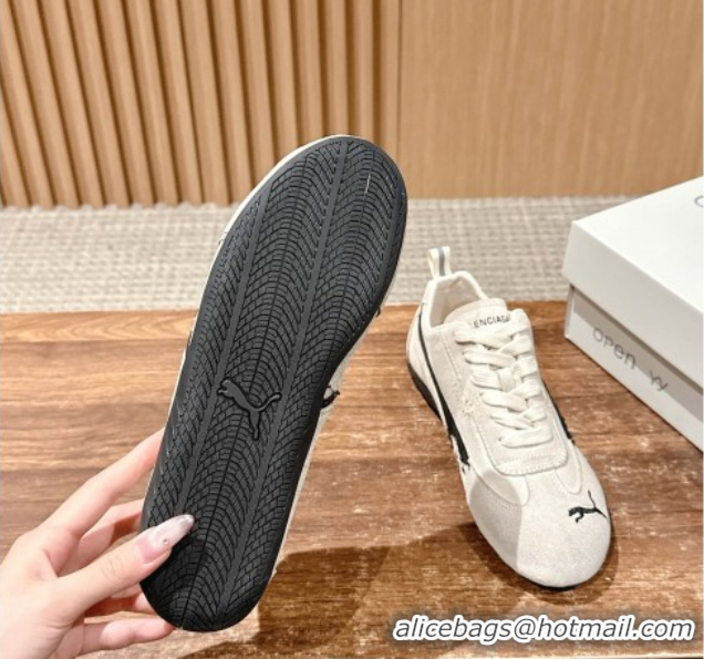 Buy Luxury Puma x Balenciaga Winter 25 Runway Sneakers in Suede Grey 0604071