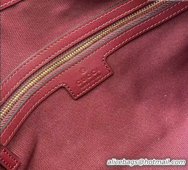 Market Sells Gucci GG Emblem Leather Medium Shoulder Bag 847449 Ancora Red 2025