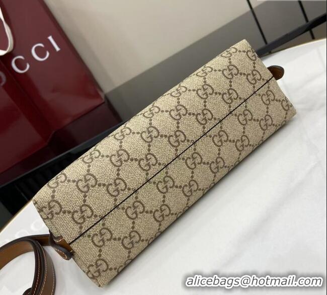 Traditional Specials Gucci GG Emblem Canvas Small Shoulder Bag 847450 2025
