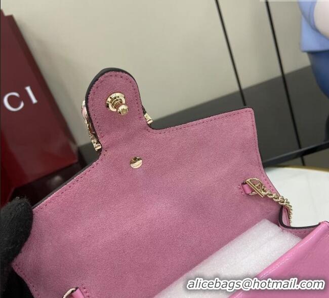 Buy Inexpensive Gucci Dionysus Mini Shoulder Bag in Patent Leather 837370 Pink 2025