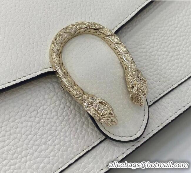 Good Taste Gucci Dionysus wallet on chain in grainy leather 837373 White 2025