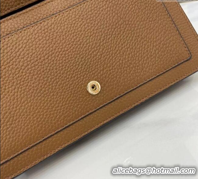 Famous Brand Gucci Dionysus wallet on chain in grainy leather 837373 Brown 2025