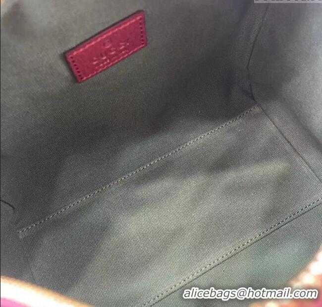 Good Product Gucci Mini GG Canvas handbag 859975 Beige/Red 2025