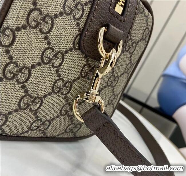 Affordable Price Gucci Mini GG Canvas handbag 859975 Beige/Brown 2025