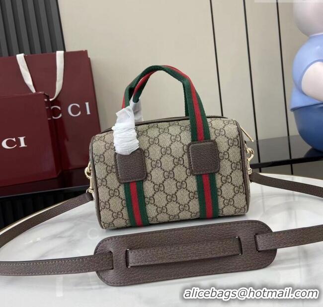 Affordable Price Gucci Mini GG Canvas handbag 859975 Beige/Brown 2025