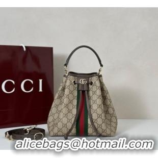 Famous Brand Gucci Ophidia GG Canvas Small Bucket Bag 841313 2025