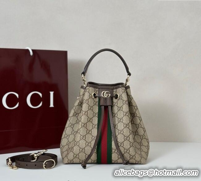 Famous Brand Gucci Ophidia GG Canvas Small Bucket Bag 841313 2025