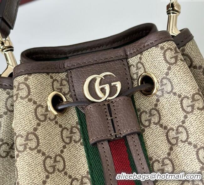 Famous Brand Gucci Ophidia GG Canvas Small Bucket Bag 841313 2025