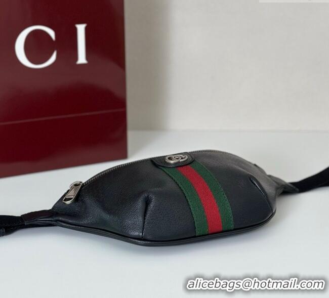 Best Price Gucci Ophidia Leather Small Belt Bag 839106 Black 2025