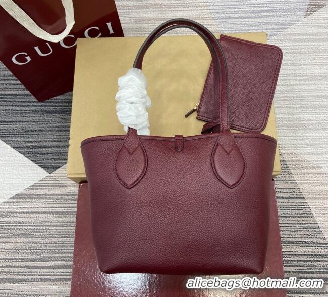 Trendy Design Gucci Totissima small reversible tote bag 839124 Ancora Red 2025