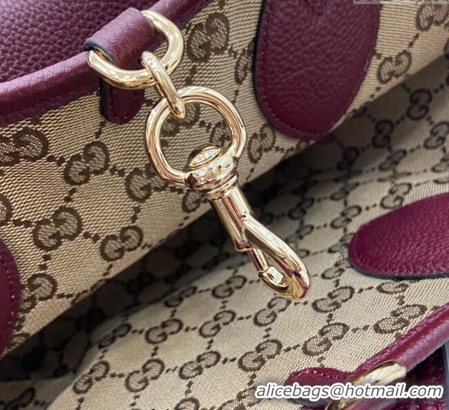 Trendy Design Gucci Totissima small reversible tote bag 839124 Ancora Red 2025