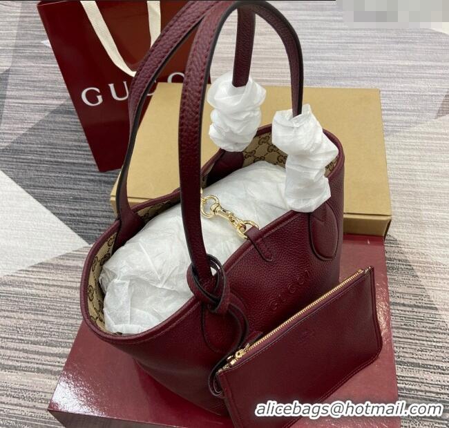 Trendy Design Gucci Totissima small reversible tote bag 839124 Ancora Red 2025