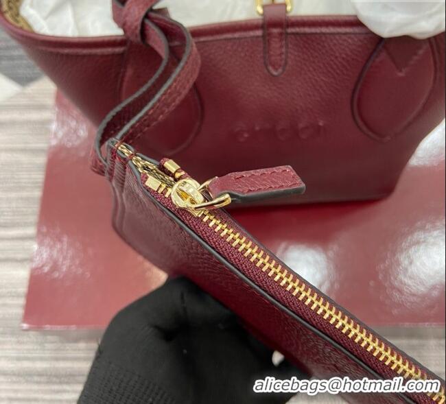 Trendy Design Gucci Totissima small reversible tote bag 839124 Ancora Red 2025