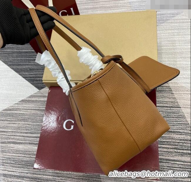 Inexpensive Gucci Totissima small reversible tote bag ‎839124 Brown 2025
