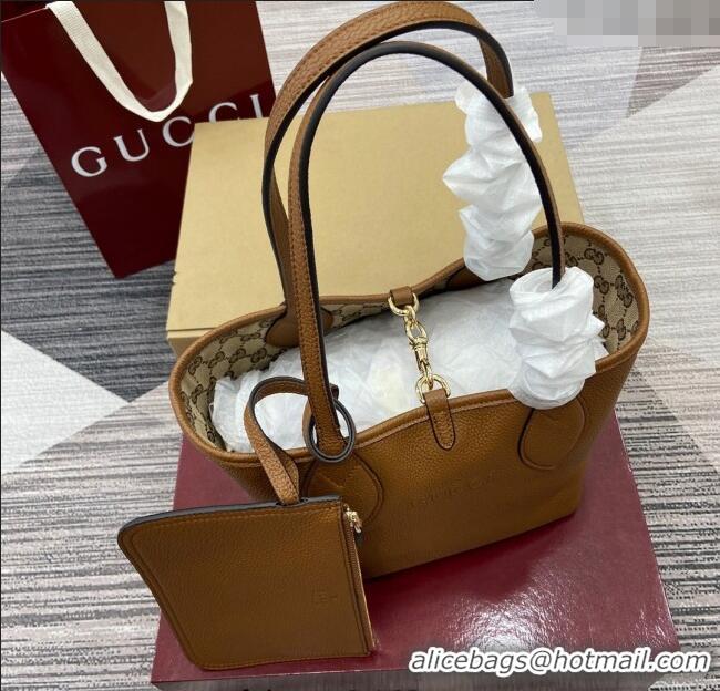 Inexpensive Gucci Totissima small reversible tote bag ‎839124 Brown 2025
