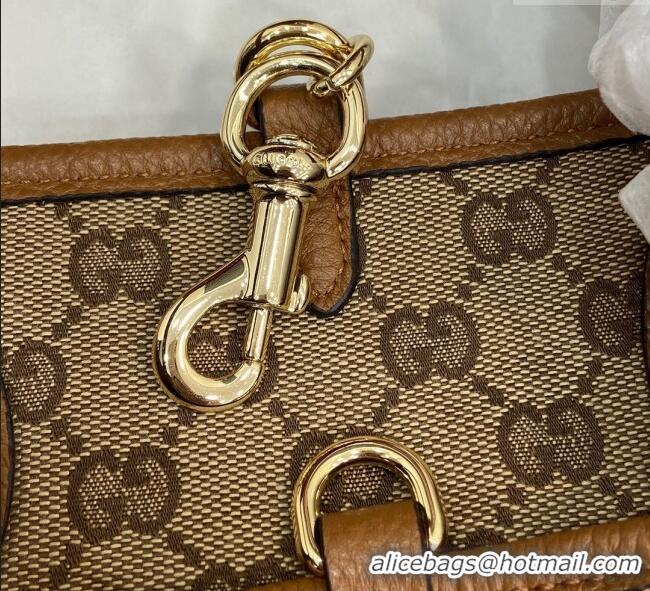 Inexpensive Gucci Totissima small reversible tote bag ‎839124 Brown 2025