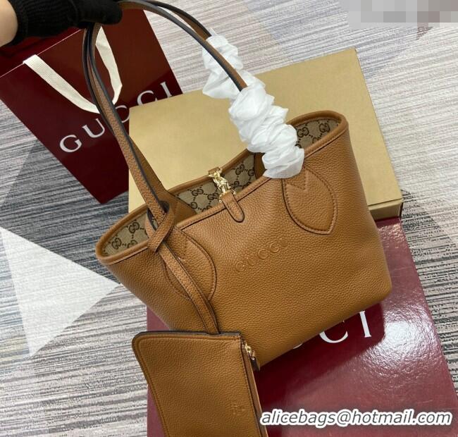Inexpensive Gucci Totissima small reversible tote bag ‎839124 Brown 2025