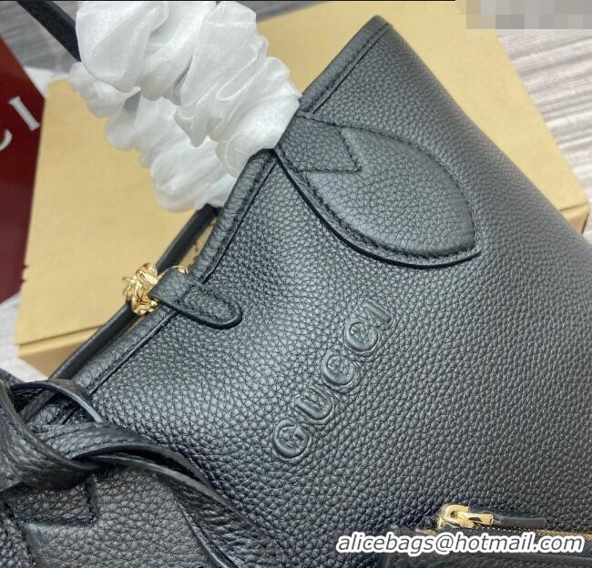 Trendy Design Gucci Totissima small reversible tote bag 839124 Black 2025