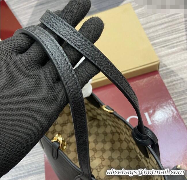 Trendy Design Gucci Totissima small reversible tote bag 839124 Black 2025