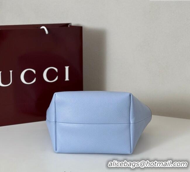 Famous Brand Gucci Totissima small reversible tote bag 839124 Light Blue 2025