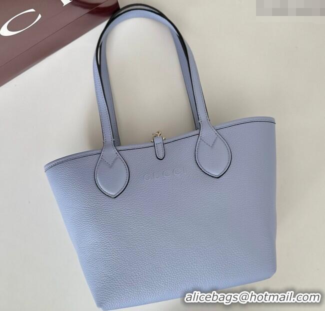 Famous Brand Gucci Totissima small reversible tote bag 839124 Light Blue 2025