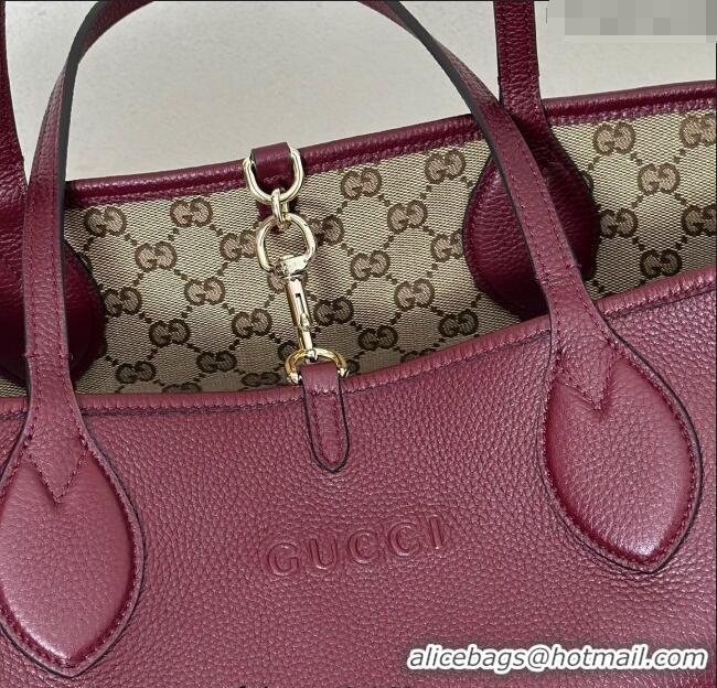 Good Taste Gucci Totissima Large reversible tote bag 839112 Ancora Red 2025