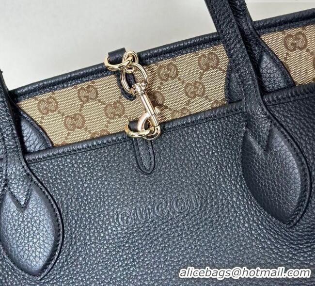Top Quality Gucci Totissima Large reversible tote bag 839112 Black 2025