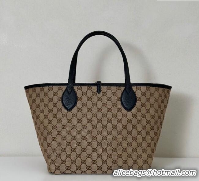 Top Quality Gucci Totissima Large reversible tote bag 839112 Black 2025