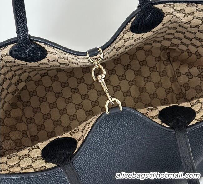 Top Quality Gucci Totissima Large reversible tote bag 839112 Black 2025