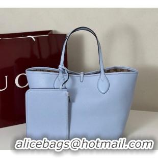 Top Grade Gucci Totissima Large reversible tote bag 839112 Light Blue 2025