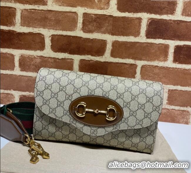 Promotional Gucci Horsebit 1955 GG Canvas Shoulder Bag 677286 2025