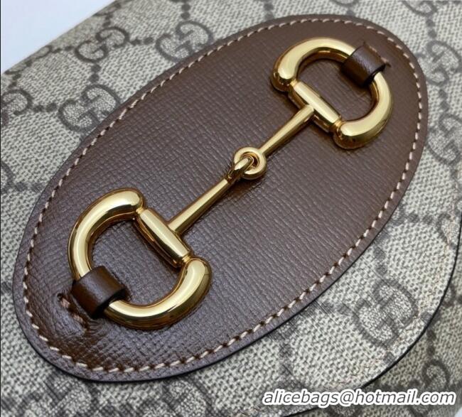 Promotional Gucci Horsebit 1955 GG Canvas Shoulder Bag 677286 2025