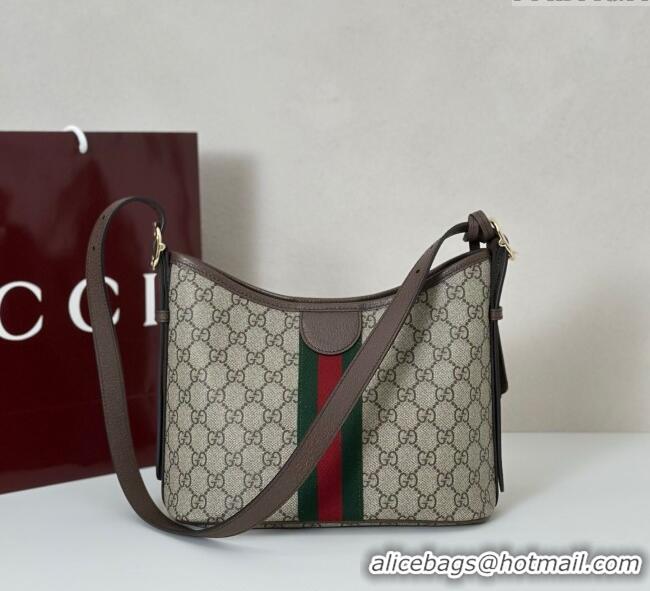 Promotional Gucci Ophidia GG Canvas small shoulder bag 836872 Brown 2025