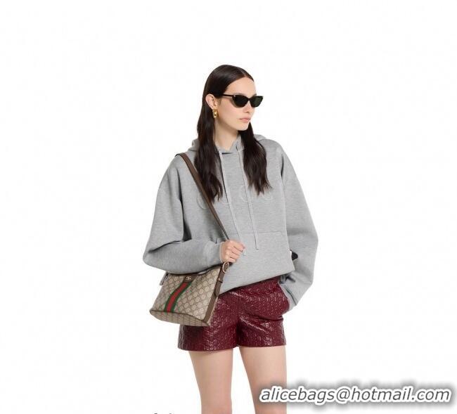 Promotional Gucci Ophidia GG Canvas small shoulder bag 836872 Brown 2025