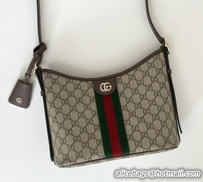 Promotional Gucci Ophidia GG Canvas small shoulder bag 836872 Brown 2025