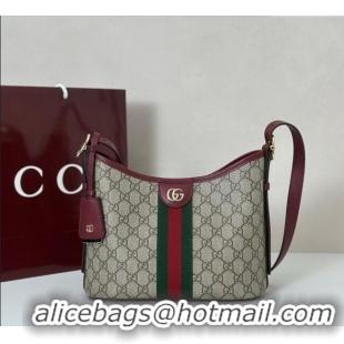 Well Crafted Gucci Ophidia GG Canvas small shoulder bag 836872 Ancora Red 2025