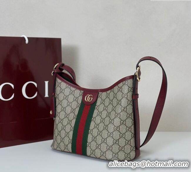Well Crafted Gucci Ophidia GG Canvas small shoulder bag 836872 Ancora Red 2025