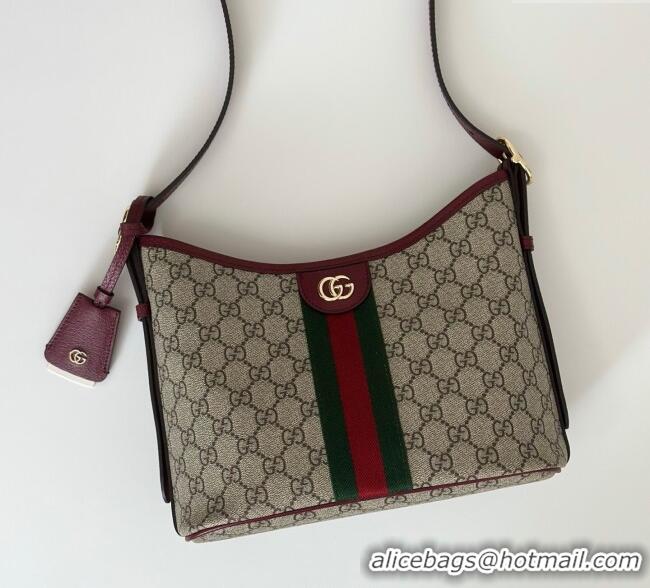 Well Crafted Gucci Ophidia GG Canvas small shoulder bag 836872 Ancora Red 2025
