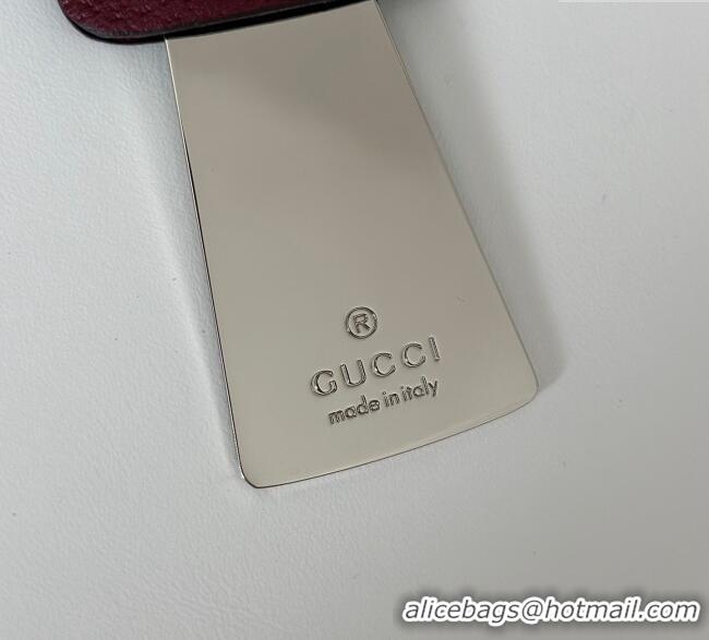 Well Crafted Gucci Ophidia GG Canvas small shoulder bag 836872 Ancora Red 2025