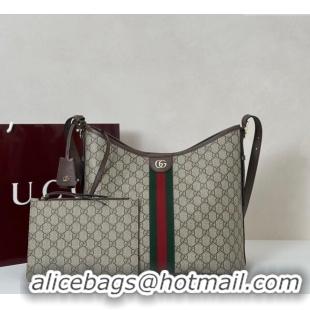Super Quality Gucci Ophidia GG Canvas large shoulder bag 836871 Brown 2025