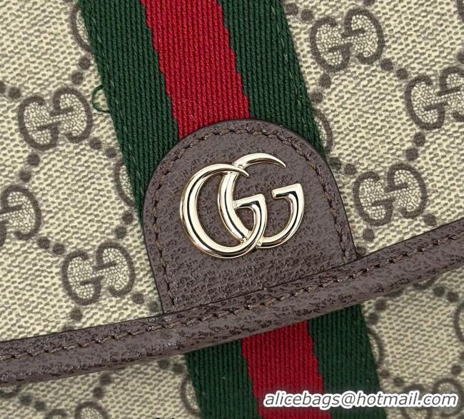 Famous Brand Gucci Ophidia GG Canvas small top handle bag 836843 Brown 2025