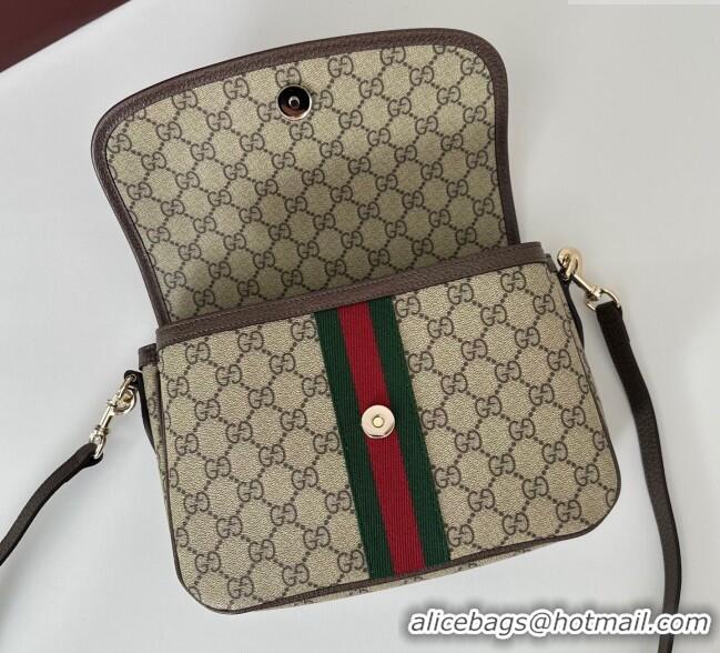 New Design Gucci Ophidia GG Canvas medium top handle bag 836842 Brown 2025