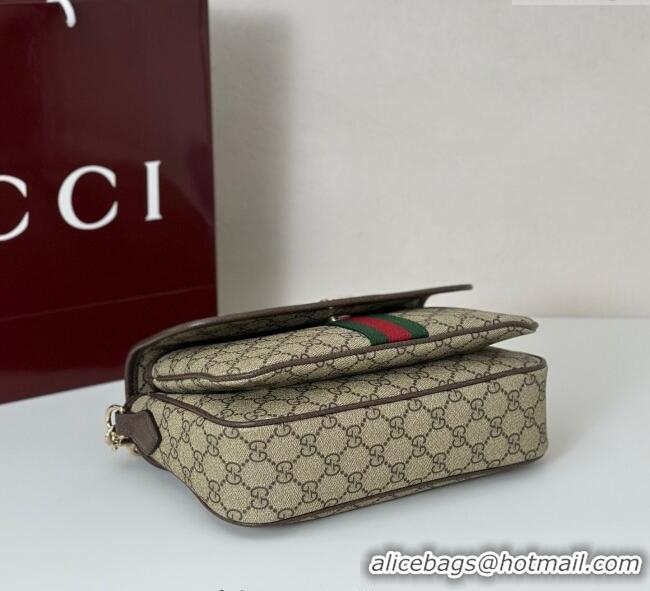 New Design Gucci Ophidia GG Canvas medium top handle bag 836842 Brown 2025