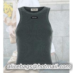 Super Quality Miu Miu Striped Tank Top M59875