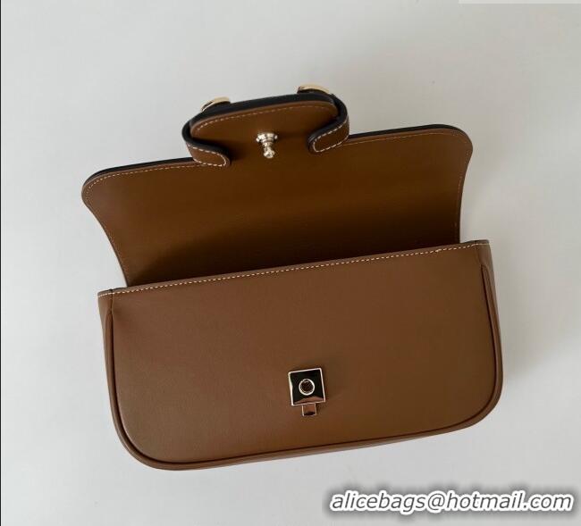 Buy Discount Gucci Horsebit 1955 Leather Small Top Handle Bag 815206 Brown 2025