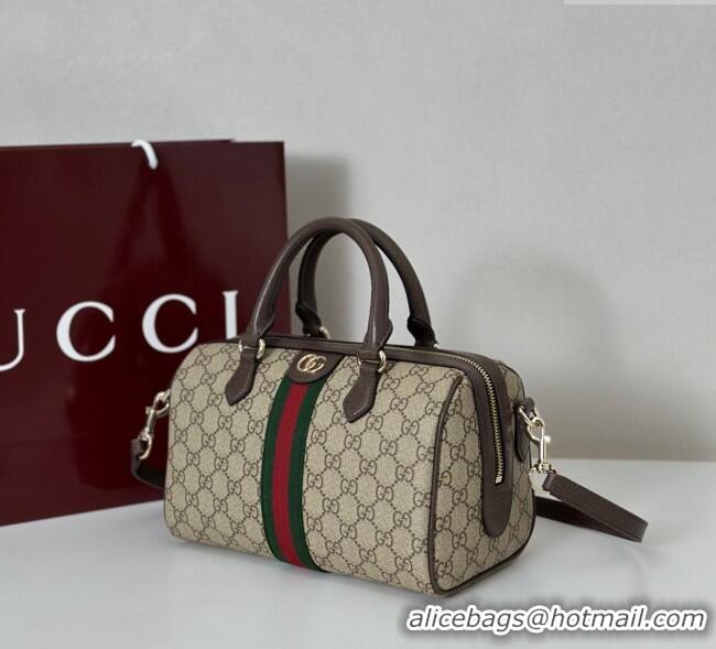 Best Quality Gucci Ophidia GG Canvas Medium Boston Bag 836825 Brown 2025