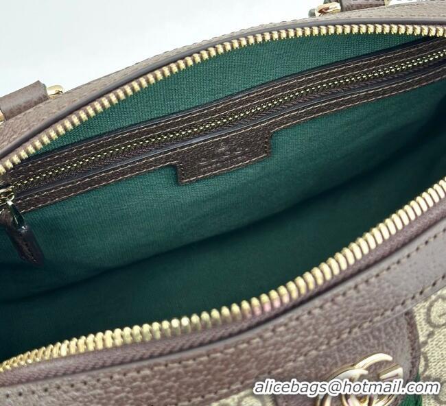 Best Quality Gucci Ophidia GG Canvas Medium Boston Bag 836825 Brown 2025
